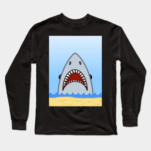 Shark In The Water Long Sleeve T-Shirt